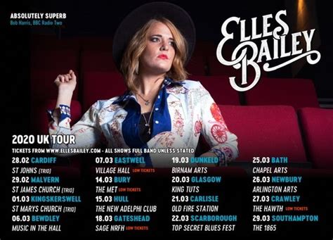 Elles Bailey Tour Dates 2020 And Concert Tickets Bandsintown