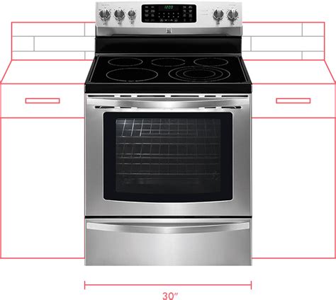 Kenmore Stainless Steel Electric Range Kenmore Elite 40 Double Oven