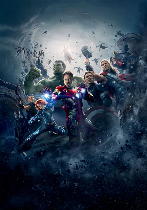 Avengers Age Of Ultron Hi Res Textless Poster By Ihaveanawesomename