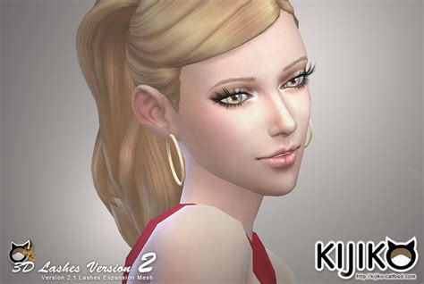 Sims 4 Cc Custom Content Eyelashes 3d Lashes
