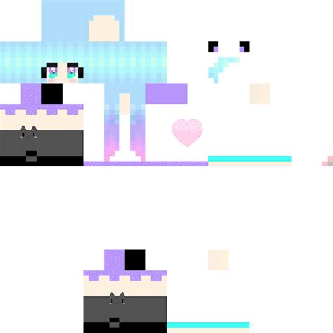 🌈💖⭐kawaii Friendly Neko Girl⭐💖🌈 Nova Skin Minecraft Girl Skins