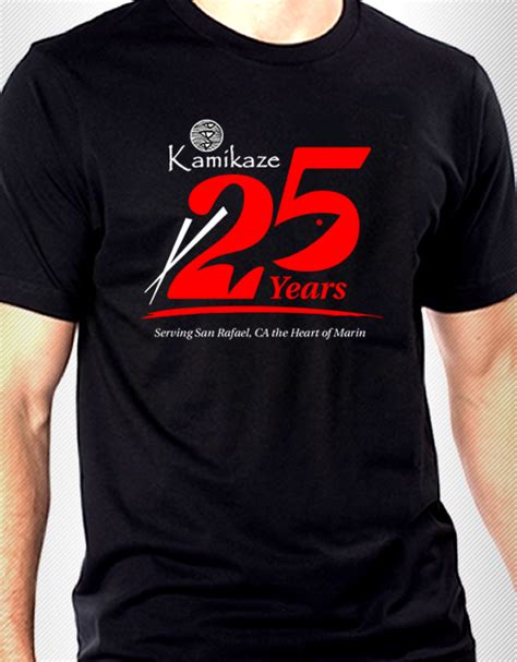 Maybe you would like to learn more about one of these? 25th Anniversary T-shirt print design - 48HoursLogo.com
