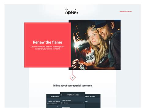 Spark Landing Page By Zarin Ficklin For Hq On Dribbble