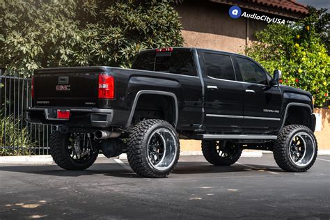 2015 Gmc Sierra 2500 Hd 24x14 Fuel Forged Wheels Ff19 Gloss Black