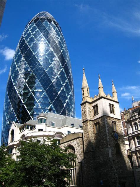 The Gherkin London England Otherwise Known As The Egg Building When In