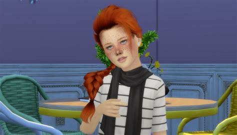 Sims 4 Hairs Coupure Electrique Leahlillith`s Elsa Hair Retextured