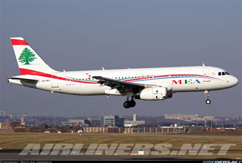 Airbus A320 232 Middle East Airlines Mea Aviation Photo 4943391