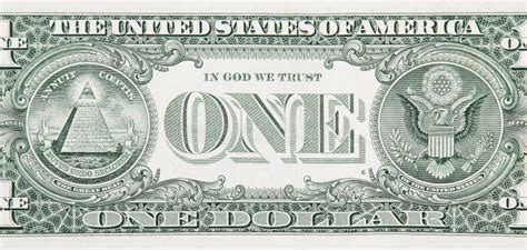 One Dollar Bill Back Close Up Stock Photo Image Of Dollar Cash 4696304