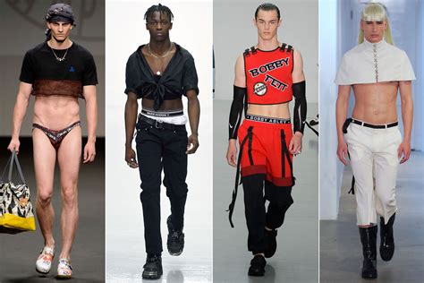 La Moda Está Empeñada En Que El Crop Top También Sea Para Hombres Actualidad Moda S Moda
