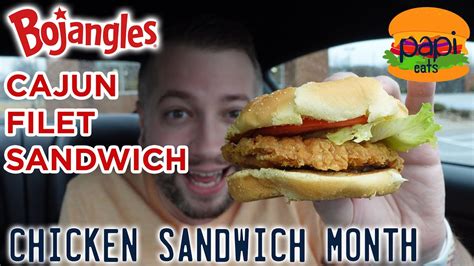Bojangles Cajun Filet Chicken Sandwich Review Youtube