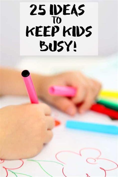 25 Ideas To Keep Kids Busy During Spring Break Scattered Thoughts Of