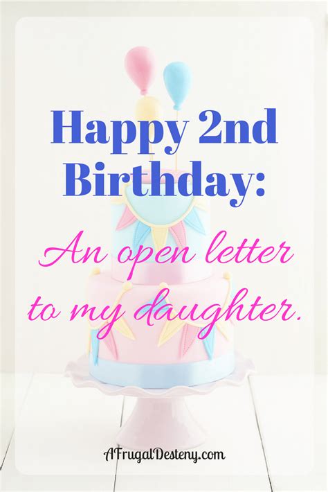 Happy 2nd Birthday Daughter Quotes Shortquotescc