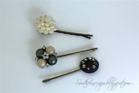 Easy Diy Bobby Pins From Vintage Earrings