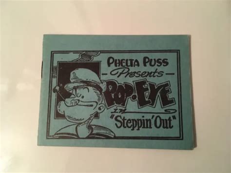 1930 40s Vintage Tijuana Bible “phelta Puss Presents Popeye” Risqué 8 Pager 34 95 Picclick
