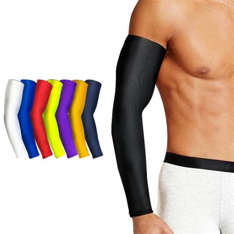 Basketball Arm Sleeve That Serves As A Warmer Extra Support Has Uv Protection And Has An