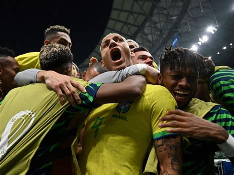 fifa world cup 2022 brazil vs serbia live score richarlison at the double as brazil go 2 0 up