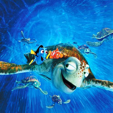 Download Finding Nemo Crush Marlin And Dory Wallpaper