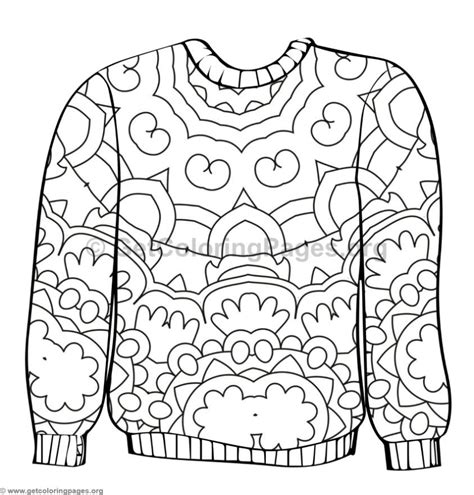 16 ugly christmas sweater colouring pages mum in the madhouse. Ugly Sweater Coloring Pages #7 - GetColoringPages.org