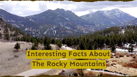 Interesting Facts About The Rocky Mountains Youtube