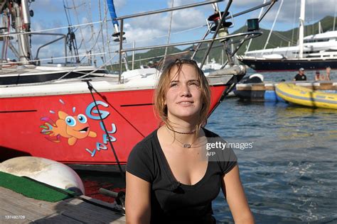 Arrival Of 16 Year Old Dutch Girl Laura Dekker In Stmaarten Yacht News Photo Getty Images