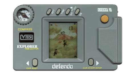 Handheld Game Defendo 1984 Vtech Youtube