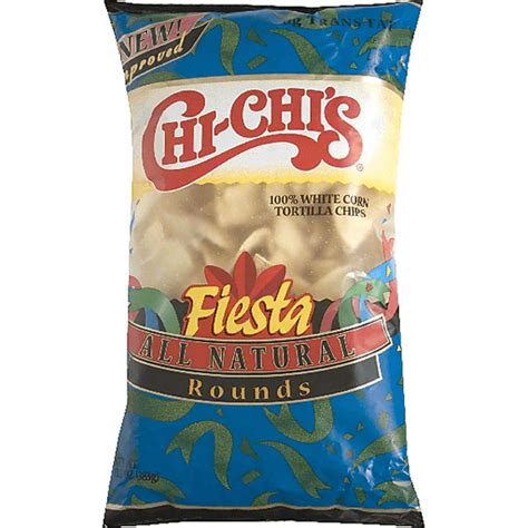 chi chis fiesta tortilla chips 100 white corn rounds health and personal care market basket