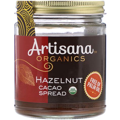 Artisana Organics Hazelnut Cacao Spread 8 Oz 227 G Iherb
