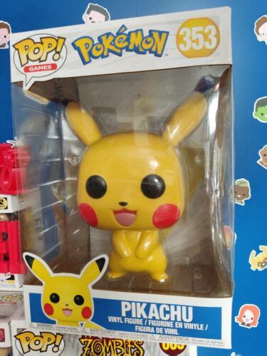 Funko Pop Pokemon Pikachu 353 Exclusive 25cm Vinyl Figure New