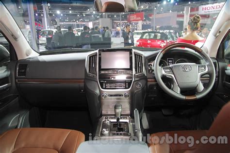 2016 Toyota Land Cruiser Dashboard At Auto Expo 2016