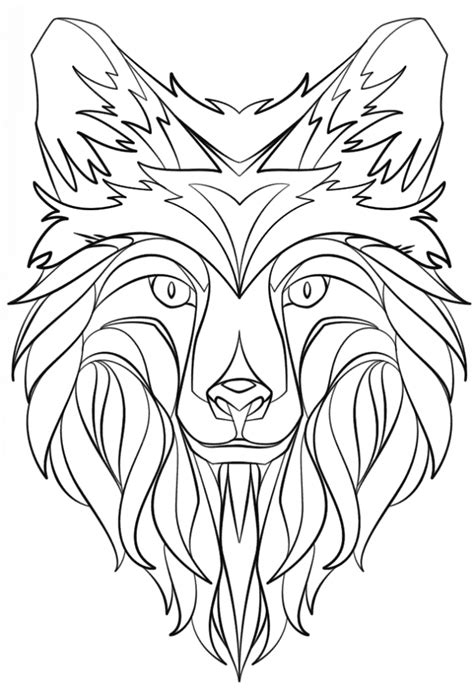 Animal Abstract Coloring Pages At Getdrawings Free Download