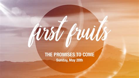 Why First Fruits? — Anthem Church