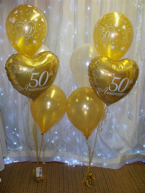 Stylish Golden Wedding Anniversary Bouquets Thepartyba 50th