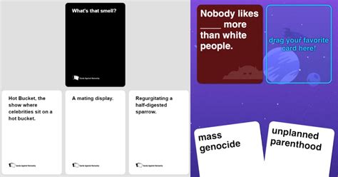 Got a hilarious or horrifying card idea for cards against humanity? 4 Ways to Get Your 'Cards Against Humanity' Fix From Home