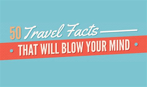 50 Travel Facts That Will Blow Your Mind Infographic Visualistan