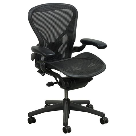 The herman miller aeron comes in 17 different colors, and they're all fairly neutral. Herman Miller Aeron PostureFit Used Size C Task Chair, Carbon | National Office Interiors and ...