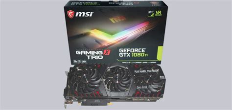 Msi Geforce Gtx 1080 Ti Gaming X Trio Review Power Consumption