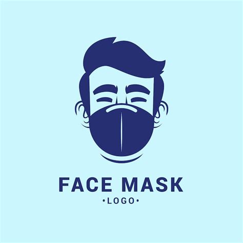 Premium Vector Face Mask Logo Template