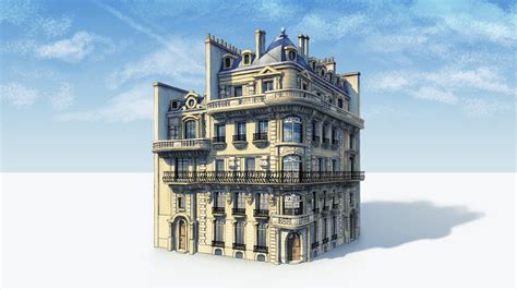 Eugène Caubel Modular Building 3d Game Asset