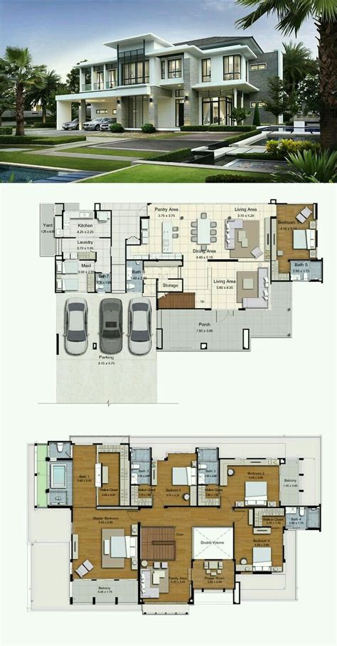 Pin By Mari Alba On Casa House Plans Mansion Big Modern Houses