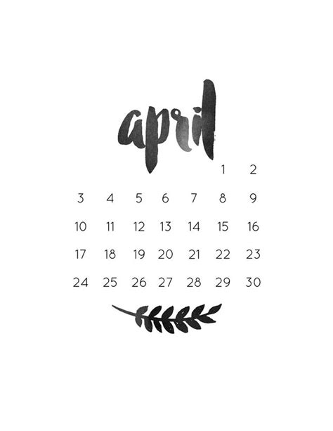Calendar 2018 April Free Template And Design Oppidan Library