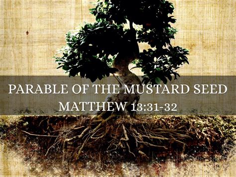 Parable Of The Mustard Seed By Lorian Best