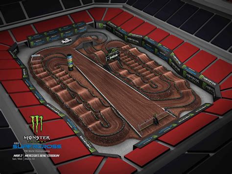 Yamaha track map for san diego sx at petco park, round 5 of the 2019 monster energy ama supercross series. 2019 Monster Energy Supercross Track Maps - Supercross ...