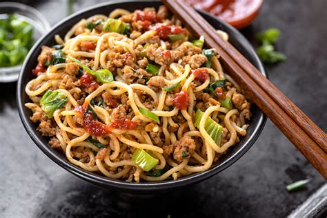 Spicy Pork With Noodles The Cozy Apron