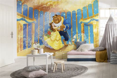Beauty and the Beast wall mural wallpaper Disney| Buy it now