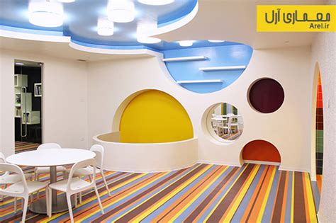 طراحی داخلی مهد کودک و فضای بازی Kalorias آرل