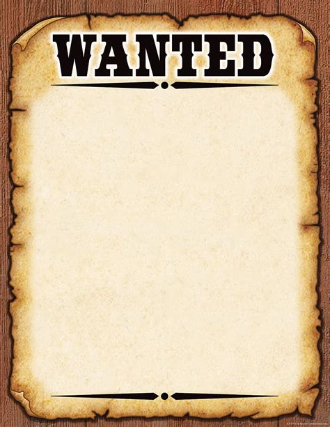 Wanted Poster Template American Frontier Poster Transparent Background