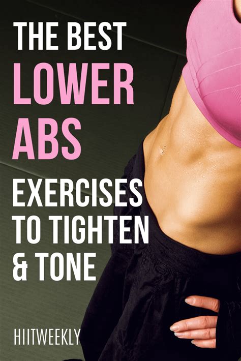 Exercise To Tighten Lower Abdominal Muscles