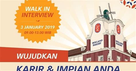 Последние твиты от holland bakery (@hollandbakery1). Walk in Interview Frontliner Holland Bakery di Yogyakarta ...