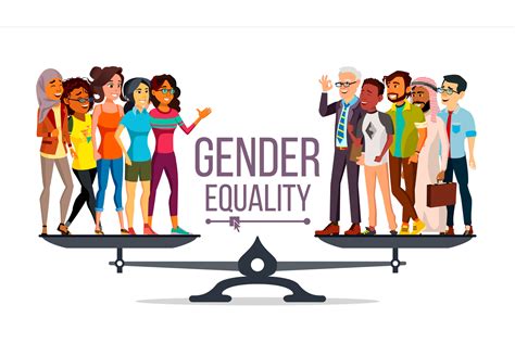 Gender Equality Vector Man Woman Male Graphic By Pikepicture