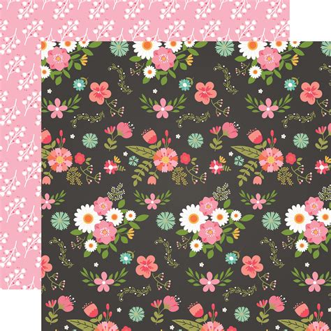 I Heart Crafting Double Sided Cardstock 12x12 Fancy Floral 5283006697